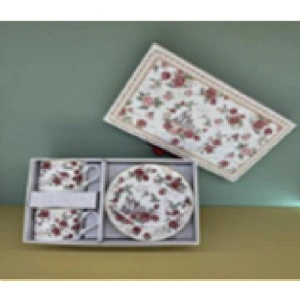 Coffee cup and saucer set | Кофейная чашка с блюдцем, 2 шт, комплект