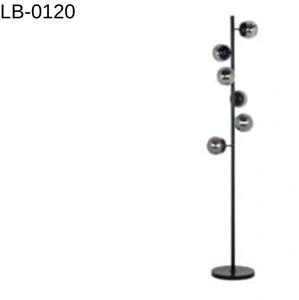 Напольная лампа Zola копченая черн/Floor Lamp Zola smoked Black