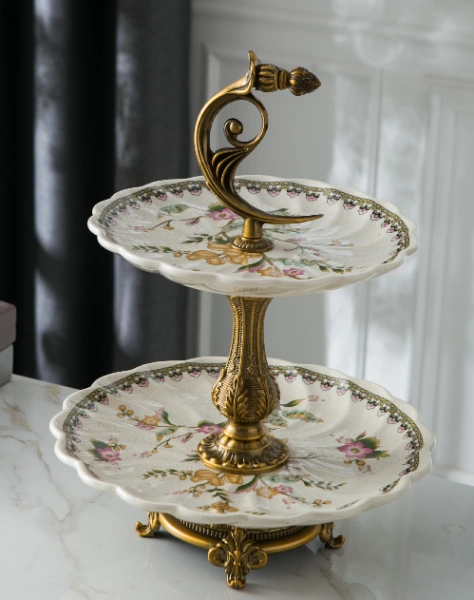 Decorative set of serving plates (small/large) | Декоративный набор сервировочных блюд (малое/большое)