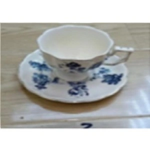 Ceramic coffee cup & saucer set | Керамический набор кофейных чашек с блюдцами (6 чашек, 6 блюдец)