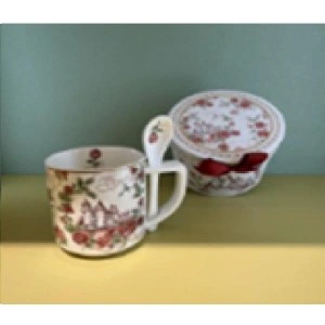 Mug with spoon | Кружка с ложкой