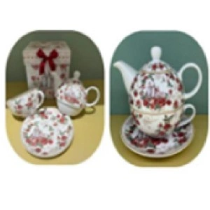 Teapot with cup and saucer set | Чайник с чашкой и блюдцем, комплект
