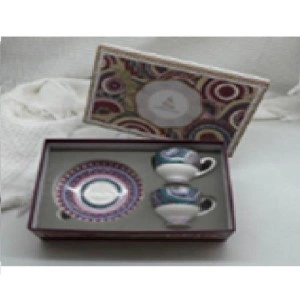 Coffee cup and saucer set | Кофейная чашка с блюдцем, комплект 2+2