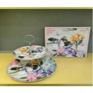 Two-tier cake stand | Двухъярусная подставка для торта