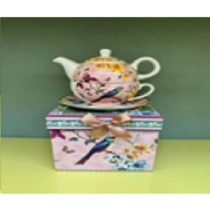 Teapot with cup and saucer set | Чайник с чашкой и блюдцем, комплект