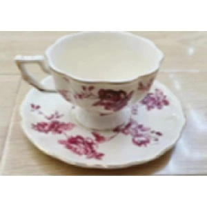 Ceramic coffee cup & saucer set | Керамический набор кофейных чашек с блюдцами (6 чашек, 6 блюдец)